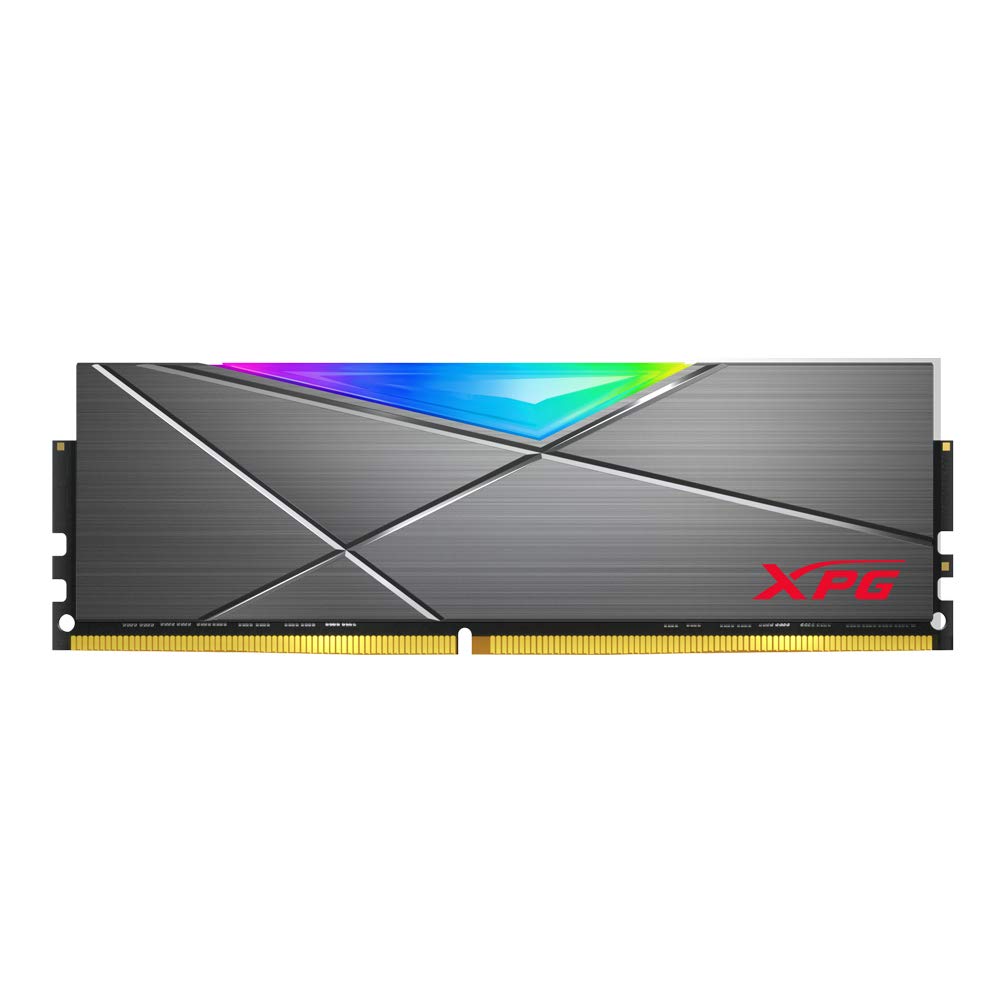 XPG DDR4 D50 RGB 32 GB (2 x 16 GB) 3200 MHz PC4-25600 U-DIMM 288 pines Kit de memoria de computadora CL16 gris (AX4U320016G16A-DT50)_0
