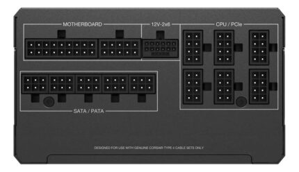 Fuente De Poder Corsair Rm1000x, 1000w, Modular, 140mm, Atx_1