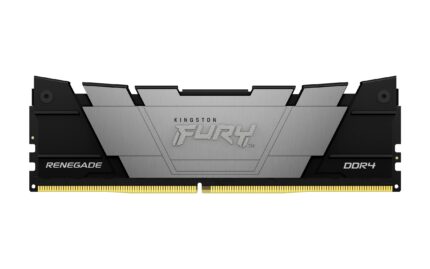 Kingston Fury Renegade Black DDR4, Memoria Gamer para PC, Capacidad: 16GB, Frecuencia: 3200MT/s, Latencia: CL16, Factor de Forma: DIMM 288-Pin, Color: Negro, Numero De Parte: KF432C16RB12/16_0