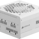 Corsair RM750e (2025) Fuente de Alimentación ATX Totalmente Modular de Bajo Ruido con Cable 12V-2x6  Compatible con ATX 3.1 y PCIe 5.1, Eficiencia Cybenetics Gold, Condensadores a 105°C  Blanco_0