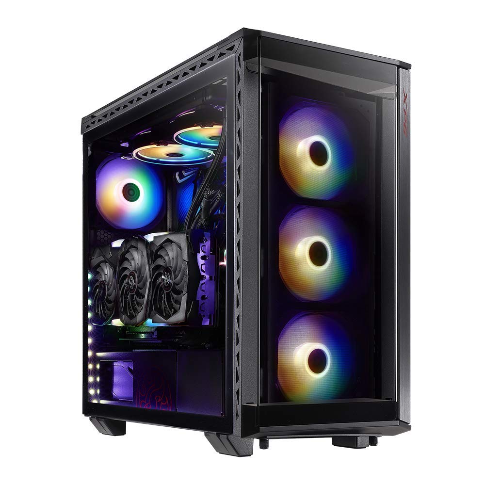 XPG Battlecrusier, Gabinete Gamer Media Torre, Incluye Ventiladores con Luz ARGB, Hecho de Acero con Páneles de Cristal, Color Negro (Modelo: BATTLECRUSIER-BKCWW)_0 XPG Battlecrusier, Gabinete Gamer Media Torre, Incluye Ventiladores con Luz ARGB, Hecho de Acero con Páneles de Cristal, Color Negro (Modelo: BATTLECRUSIER-BKCWW)_0