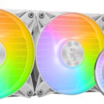 MSI mag CORELIQUID E240 Blanco - Enfriador líquido para CPU AIO RGB - Radiador de 240 mm - Ventiladores Dobles ARGB PWN de 120 mm_0