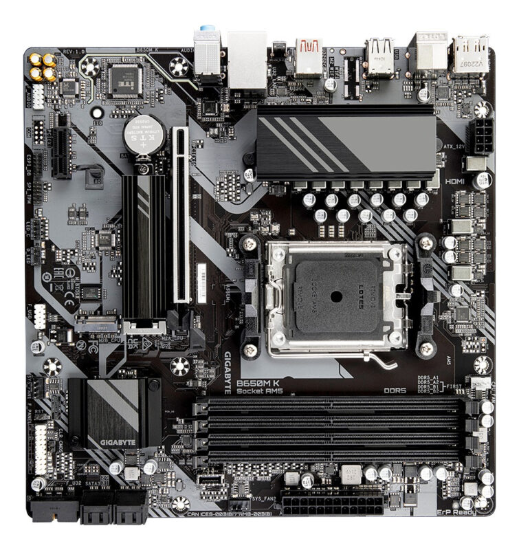 Tarjeta Madre Gigabyte B650m K, M-atx, S-am5, Ddr5, 128gb_1