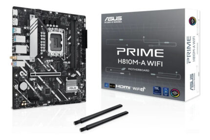 Tarjeta Madre Asus Prime H810m-a Wifi, Micro-atx, Ddr5 95gb_0