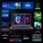 Laptop Msi Thin 15 B13ve 16gb Ram 512gb Ssd Rtx 4050_1