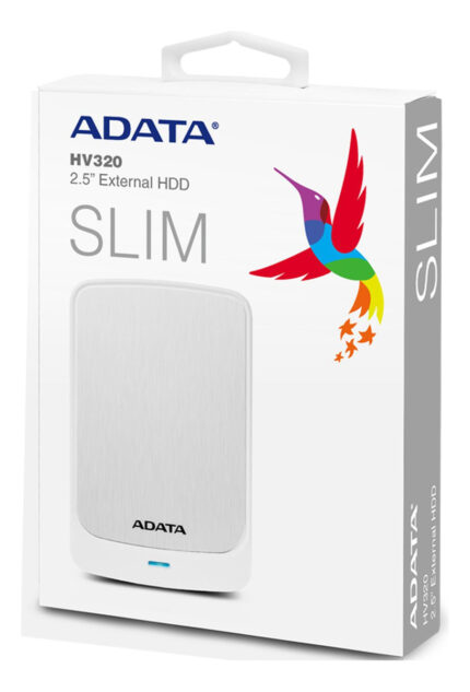 Disco Duro Externo Adata Hv320, 2tb, Usb 3.1, Blanco_0