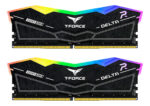 Kit Memoria RAM TeamGroup T FORCE Delta RGB 32GB 16GBX2 DDR5 DESKTOP 5600MHz CL36 Negro_0