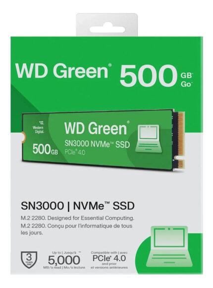 Estado Sólido Ssd Interno Wd Green Nvme 500gb, M.2. Pcie 4.0_1