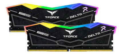 Kit Memoria RAM TeamGroup T FORCE Delta RGB 32GB 16GBX2 DDR5 DESKTOP 5600MHz CL36 Negro_1