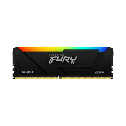 Memoria Ram Kingston Fury Beast Rgb, 16 Gb, Ddr4, Negro _1