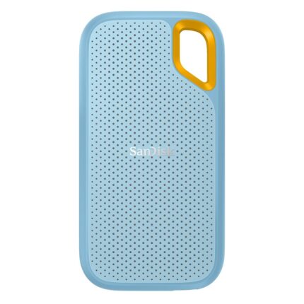 SanDisk SSD portátil Extreme de 2 TB - hasta 1050 MB/s, USB-C, USB 3.2 Gen 2, IP65 Resistencia al Agua y al Polvo, Firmware actualizado, Azul Cielo, Unidad Externa de Estado sólido -_0