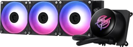 MSI MPG CORELIQUID P13 360 - Enfriador líquido para CPU AIO ARGB - Radiador de 360 mm - LGA 1851 / AM5 Ready - visualización LCD IPS de 2.1 pulgadas - Ventiladores triples ARGB PWM de 120 mm - Soporte_0