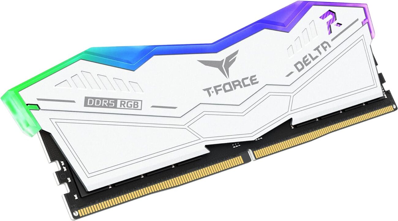 Kit Memoria RAM TeamGroup T FORCE Delta RGB TUF Gaming Allience 32GB 16GBX2 DDR5 DESKTOP 5200MHz Negro_0
