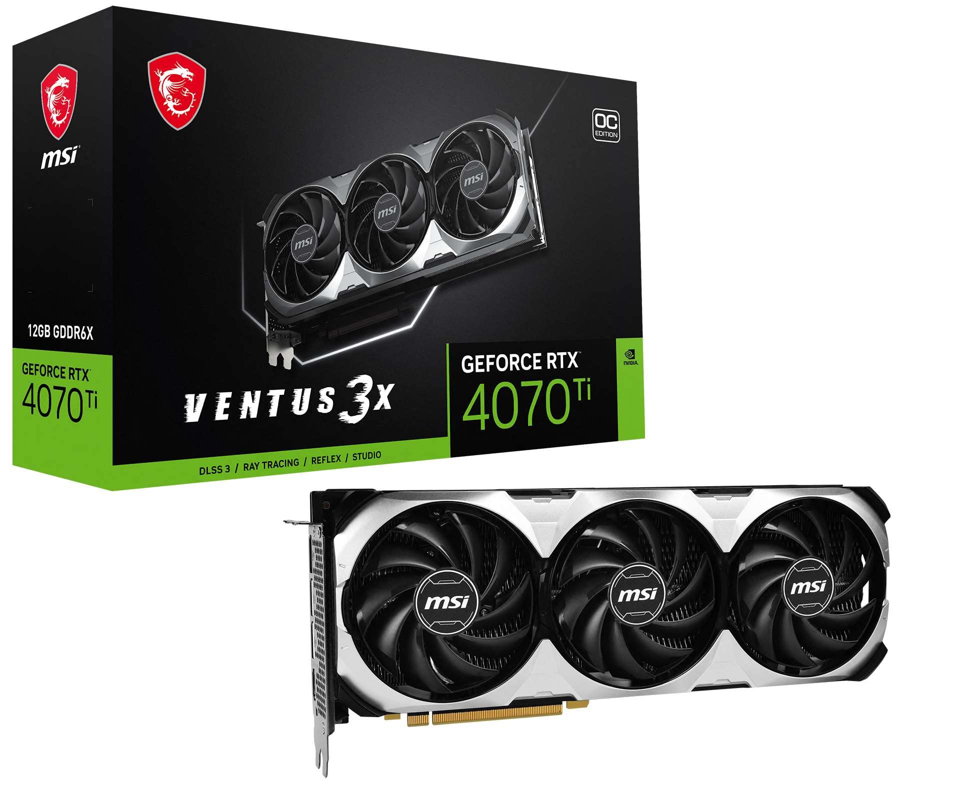 MSI Tarjeta De Video GeForce RTX 4070 Ti Ventus 3X 12g OC_0