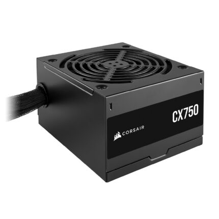 Corsair CX750 ATX 750W Fuente de Alimentación - Eficiencia 80 Plus Bronze - Bajo Ruido - Cables con Funda - No Modular - EU - Negro_0