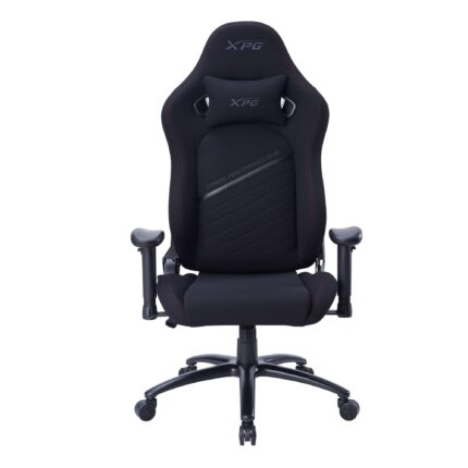 XPG Nexus Silla Gamer Premium, Soporte Lumbar Integrado, Tela Water-Repellent, Reclinación 90155°, Espuma Moldeada, Brazos 2D Color: Negro y Rojo_0