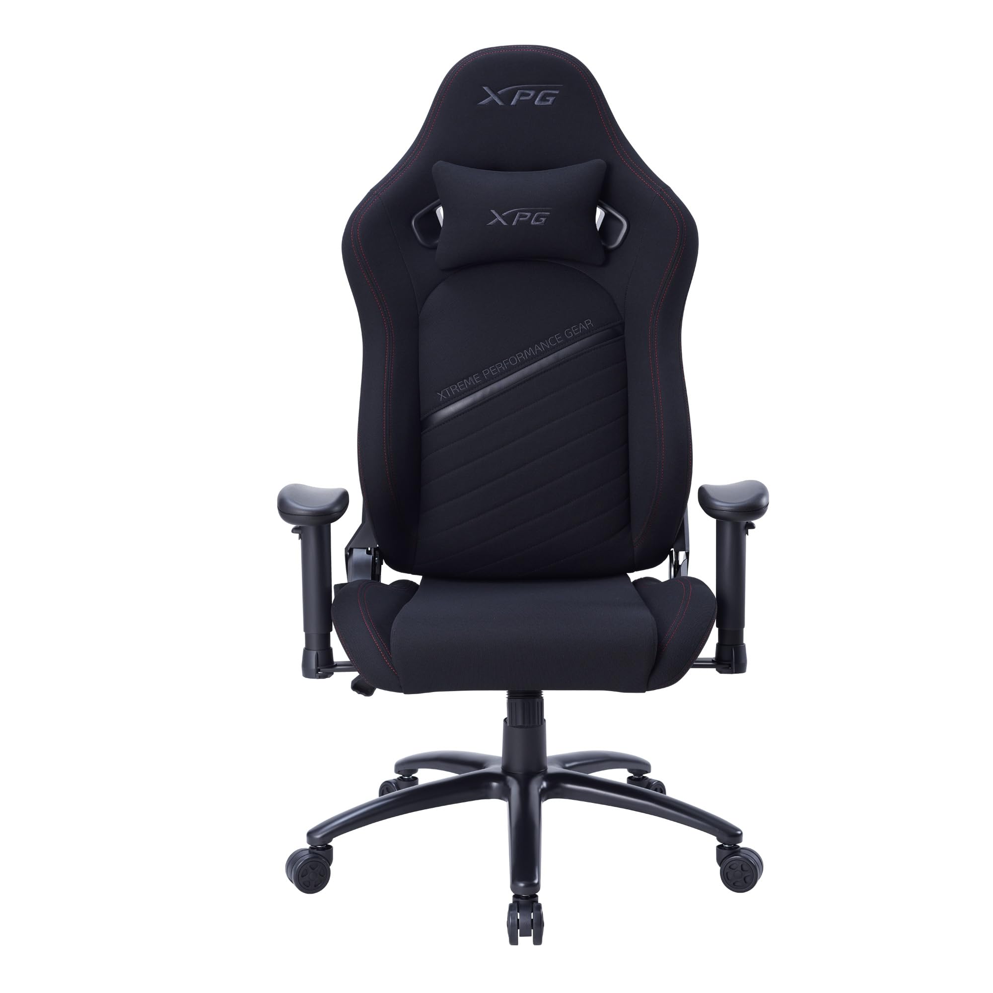 XPG Nexus Silla Gamer Premium, Soporte Lumbar Integrado, Tela Water-Repellent, Reclinación 90155°, Espuma Moldeada, Brazos 2D Color: Negro y Rojo_0 XPG Nexus Silla Gamer Premium, Soporte Lumbar Integrado, Tela Water-Repellent, Reclinación 90155°, Espuma Moldeada, Brazos 2D Color: Negro y Rojo_0