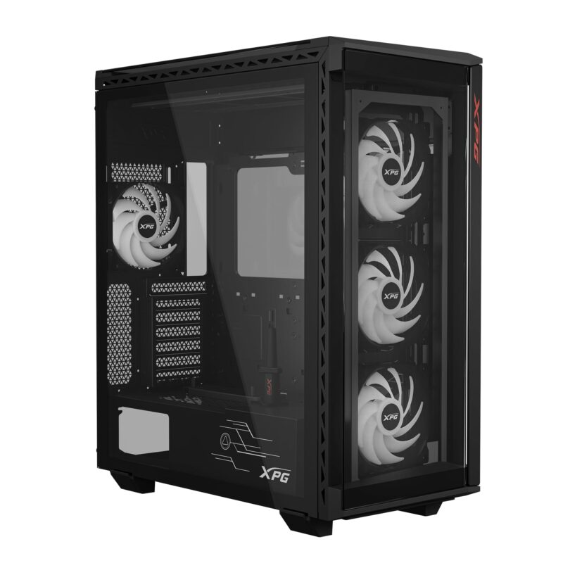 XPG Battlecruiser II Mid-Tower ATX - Carcasa para Juegos de PC: impulsada por exoesqueleto, estética, Flujo de Aire eficiente, radiador de 420 mm, Soporte para GPU, gestión de Cables, Prime Box,_0