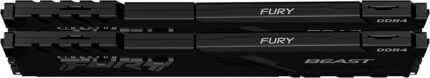 Kingston Fury Beast Black 64gb Kit (2x32gb) 3200mhz Ddr4 Cl16 Udimm Memoria Gamer Para Pc Color Negro (kf432c16bbk2/64)_1