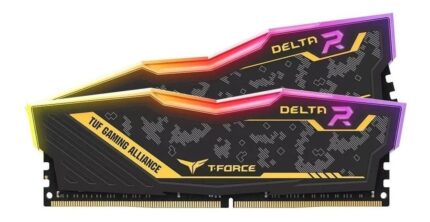 Kit Memoria RAM TeamGroup T FORCE DELTA TUF Gaming RGB DDR4 DESKTOP 16 GB (2x8)GB, 3200 MHz_1