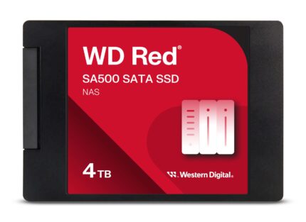 Western Digital 4 TB WD Red SA500 NAS 3D NAND SSD SSD Interno - SATA III 6 GB/s, 7 mm, hasta 560 MB/s - WDS400T2R0A_0