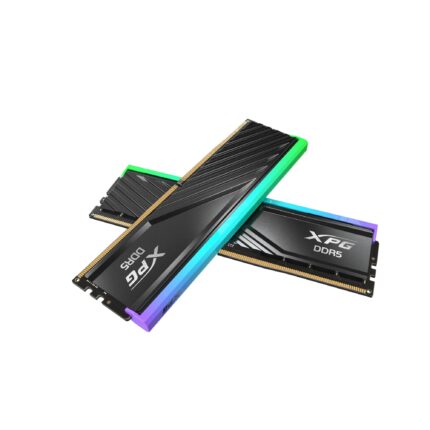 XPG Lancer Blade RBG DDR5 6400MHz CL32 32GB (2x16GB) PC5-51200 RAM 288-Pins UDIMM Kit de memoria de computadora negro disipador térmico (AX5U6400C3216G-DTLABRBK)_0