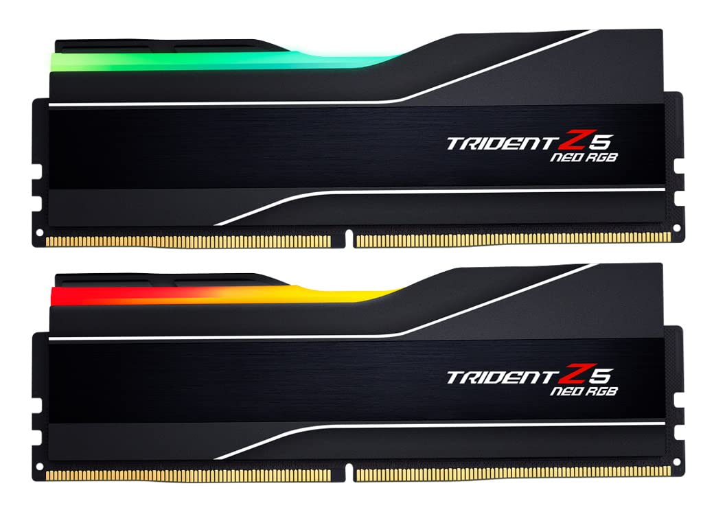 G.SKILL 32GB DDR5 Trident Z5 Neo RGB 6000MHz CL30 1.35V Kit de Doble Canal (2X 16GB) Negro_0 G.SKILL 32GB DDR5 Trident Z5 Neo RGB 6000MHz CL30 1.35V Kit de Doble Canal (2X 16GB) Negro_0
