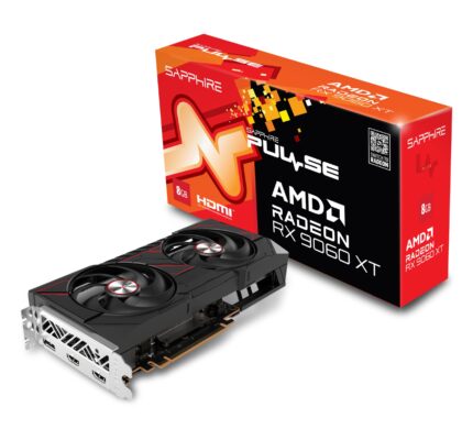 Sapphire 11350-04-20G Pulse AMD Radeon RX 9060 XT Gaming OC Tarjeta gráfica con 8GB GDDR6, AMD RDNA 4_0