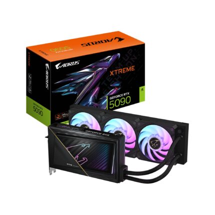 GIGABYTE Tarjeta gráfica AORUS GeForce RTX 5090 Xtreme WATERFORCE 32G, Sistema de refrigeración Todo en uno, 32 GB 512 bits GDDR7, GV-N5090AORUSX W-32GD_0