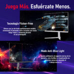 Monitor Gamer 23.8 Pulgadas Xpg Rift R24f2 1ms 120hz Full Hd (1920 X 1080) Panel Ips Hdmi Displayport Adaptive Sync Blanco R24f2-whcmx_3