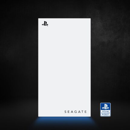 Seagate Game Drive para PS5 SSD Externo de 1 TB Unidad de Estado sólido - USB 3.2 con Licencia Oficial Blanca con iluminación LED Azul (STMH1000100)_0