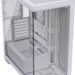 Corsair 3500X - Carcasa para PC de Doble cámara ATX de Torre Media, Vidrio Templado panorámico, Compatible con Placa Base de conexión inversa, no Incluye Ventiladores, Color Blanco_0