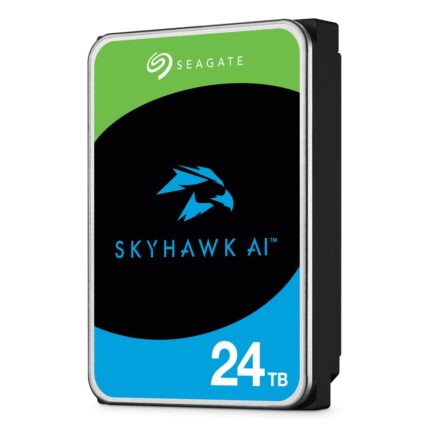 Seagate Skyhawk AI - Disco Duro Interno de Video de 24 TB - 3.5 Pulgadas SATA 6Gb/s 512MB caché para Sistema de cámara de Seguridad DVR NVR con Servicios de Rescate internos (ST24000VE002)_0
