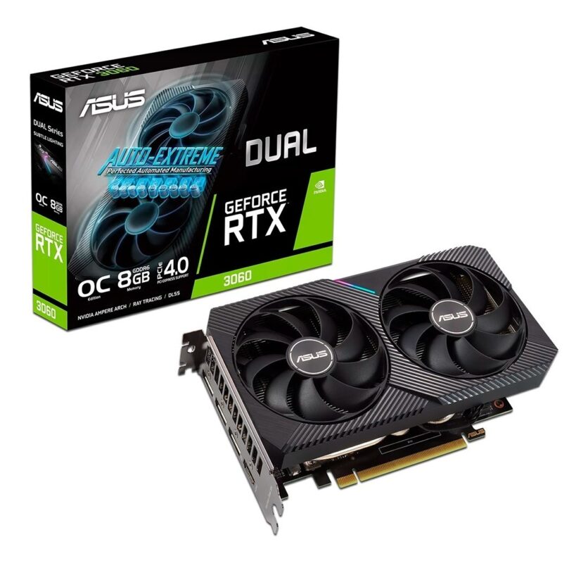 Tarjeta De Video Asus Dual Geforce Rtx 3060 Oc 8gb Gddr6 Rgb_0