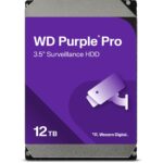 Western Digital - Disco Duro Interno WD Purple Pro Surveillance de 12 TB - SATA 6 GB/s, caché de 512 MB, 3.5" - WD122PURP_0