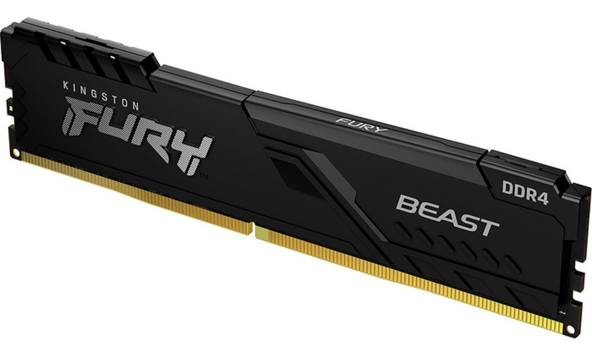 Memoria Ram Kingston Fury Beast Ddr4 32gb, 3200mhz, Negra_0