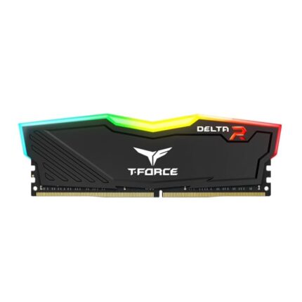 TEAMGROUP T-Force Delta RGB DDR4 64GB (2x32GB) 3200MHz (PC4-25600) CL16 Módulo de memoria de computadora Ram TF3D464G3200HC16FDC01 - Negro_0
