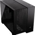 Corsair 2500D Airflow mATX Caja para PC - Sin Ventiladores Incluidos - Diseño de Doble Cámara - Amplia Flexibilidad de Refrigeración - Compatible con Placa Base de Conexión Inversa - Negro_0