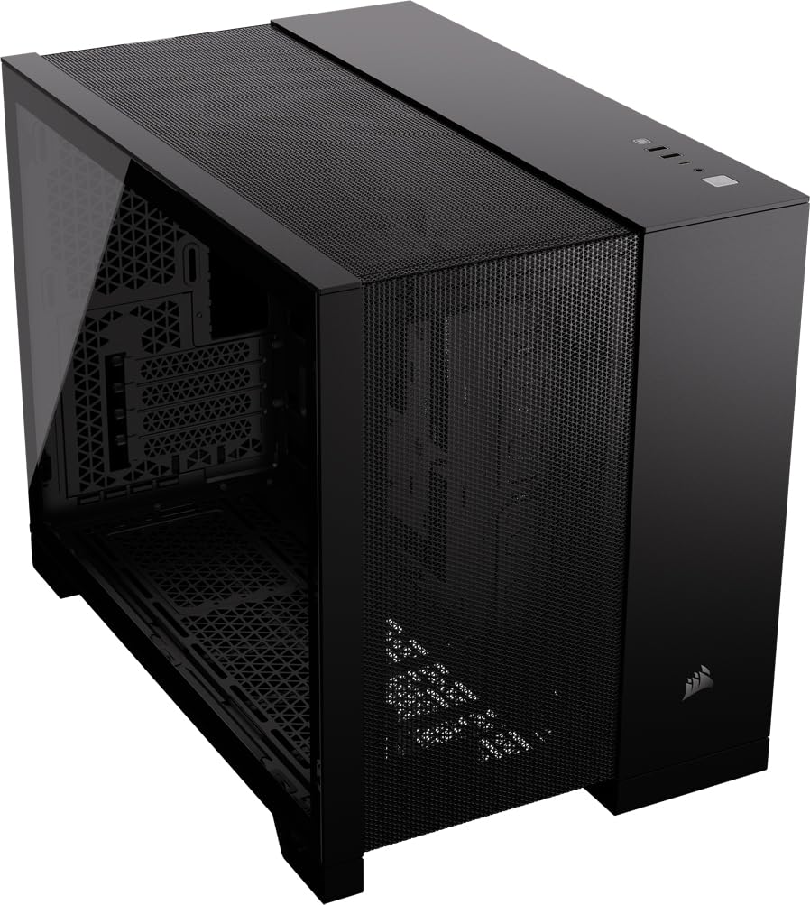 Corsair 2500D Airflow mATX Caja para PC - Sin Ventiladores Incluidos - Diseño de Doble Cámara - Amplia Flexibilidad de Refrigeración - Compatible con Placa Base de Conexión Inversa - Negro_0 Corsair 2500D Airflow mATX Caja para PC - Sin Ventiladores Incluidos - Diseño de Doble Cámara - Amplia Flexibilidad de Refrigeración - Compatible con Placa Base de Conexión Inversa - Negro_0
