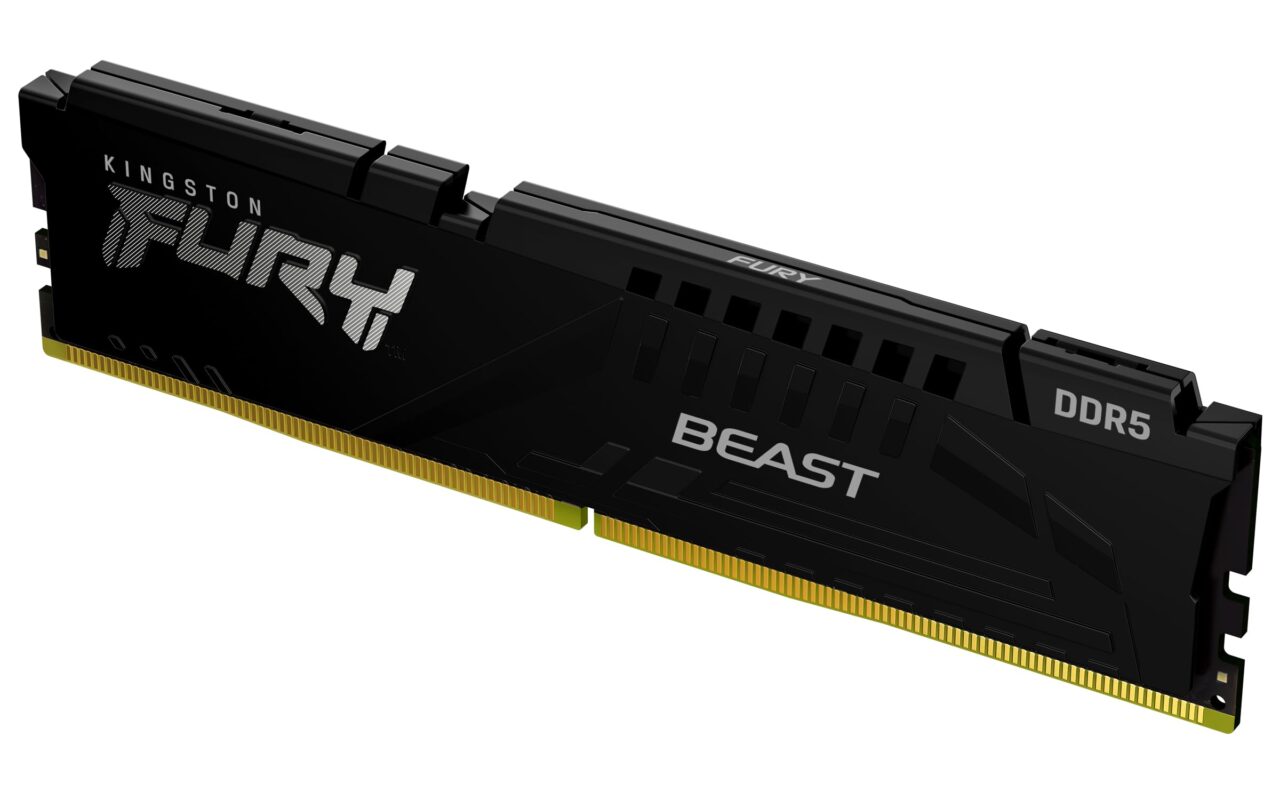 Kingston Fury Beast Black 32 GB 6000MT/s DDR5 CL30 Memoria de computadora | AMD Expo | Módulo único | KF560C30BBE-32_0