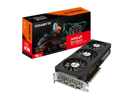 GIGABYTE Tarjeta gráfica Radeon RX 7600 XT Gaming OC 16G, 3 Ventiladores WINDFORCE de 16 GB 128 bits GDDR6, GV-R76XTGAMING OC-16GD_0
