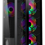 Gabinete Yeyian Rapture 2500, Midi Tower, Atx/micro Atx/mini-atx, Usb 2.0/3.0, Sin Fuente, 3 Ventiladores Argb Instalados, Negro_0