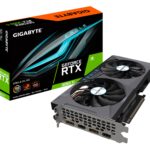 Gigabyte Tarjeta gráfica GeForce RTX 3060 Ti Eagle OC 8G (REV2.0), 2 Ventiladores WINDFORCE, LHR, 8 GB 256 bits GDDR6, GV-N306TEAGLE OC-8GD REV2.0 Tarjeta gráfica_0