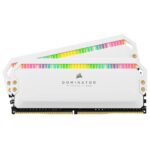 Corsair Dominator Platinum RGB 16 GB (2 x 8 GB) DDR4 3200 (PC4-25600) C16 1,35 V de memoria de escritorio, color blanco_0