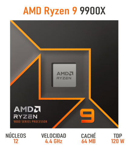 Procesador Amd Ryzen 9 9900x, 12 Núcleos, Socket Am5, 5.6ghz_1