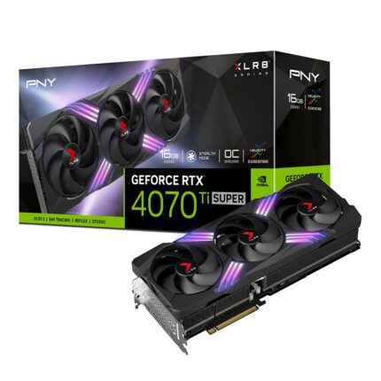 PNY Tarjeta de Video geforce rtx 4070 ti Super, 8448 nucleos cuda, 16gb, 256 bit, gddr6x, rgb_0