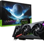 MSI Gaming RTX 5090 32G Vanguard SOC Tarjeta gráfica (32GB GDDR7, 512-bit, Extreme Clock TBD MHz, DisplayPort x3 2.1a, HDMI 2.1b, NVIDIA Blackwell Architecture)_0