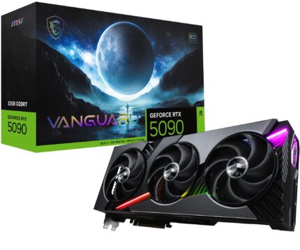 MSI Gaming RTX 5090 32G Vanguard SOC Tarjeta gráfica (32GB GDDR7, 512-bit, Extreme Clock TBD MHz, DisplayPort x3 2.1a, HDMI 2.1b, NVIDIA Blackwell Architecture)_0