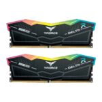 TEAMGROUP T-Force Delta RGB DDR5 Ram 32GB Kit (2x16GB) 6000MHz (PC5-48000) CL30 Módulo de memoria RAM de computadora (negro) para chipset serie 600 - FF3D532G600_0