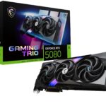 MSI Gaming RTX 5080 16G Gaming Trio OC Tarjeta gráfica (16GB GDDR7, 256-bit, Extreme Clock TBD MHz, DisplayPort x 3 2.1a, HDMI 2.1b, NVIDIA Blackwell Architecture)_0